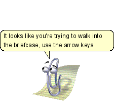 Use the arrow keys